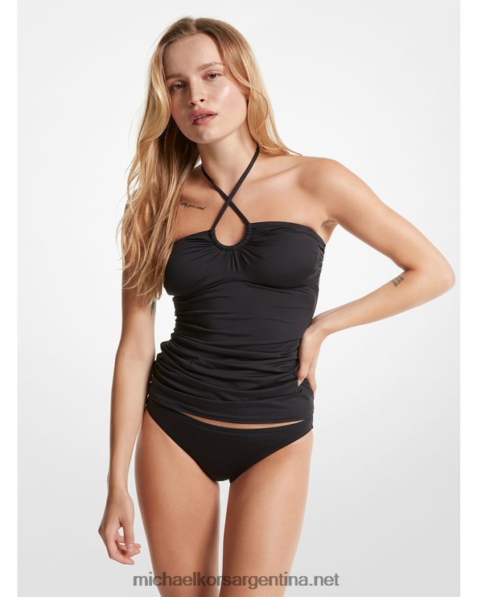 mujer negro tankini de nailon elástico Michael Kors T46HB0534