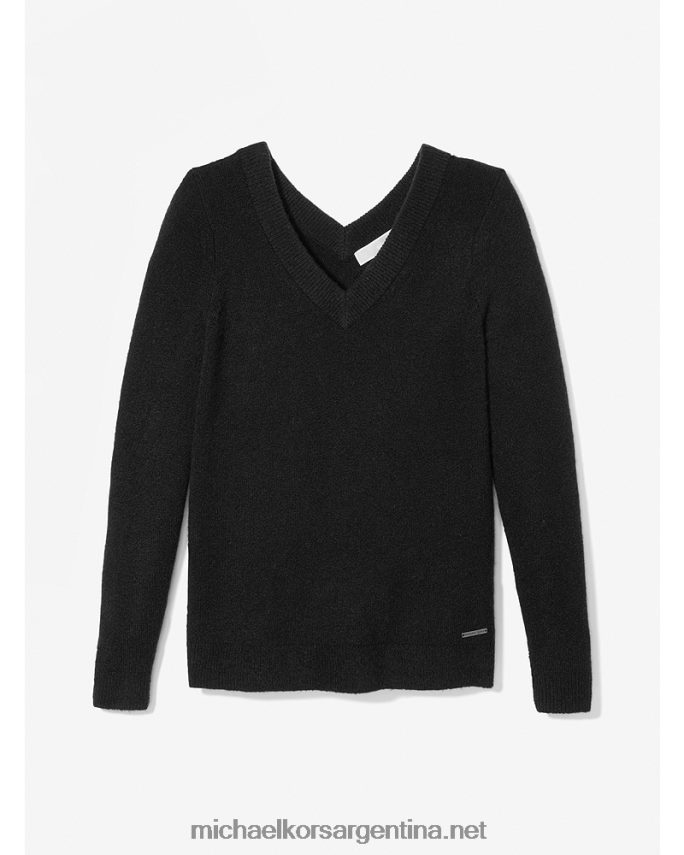 mujer negro suéter de punto Michael Kors T46HB0527