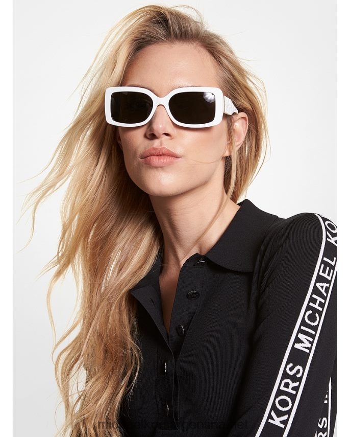 mujer negro vestido polo de viscosa elástica con cinta del logo Michael Kors T46HB0102