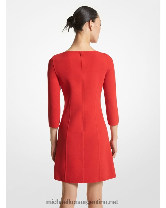 unisexo amapola vestido recto de crepé de lana stretch de collection Michael Kors T46HB03480