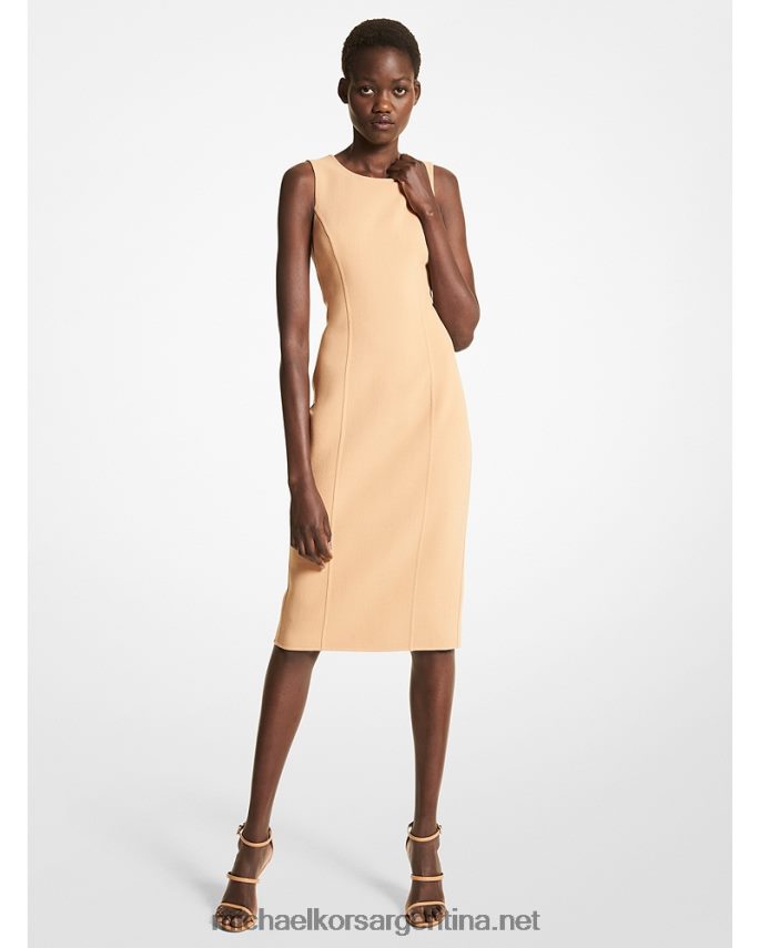 unisexo camello vestido tubo de lana stretch collection Michael Kors T46HB03630