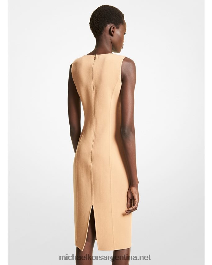 unisexo camello vestido tubo de lana stretch collection Michael Kors T46HB03630