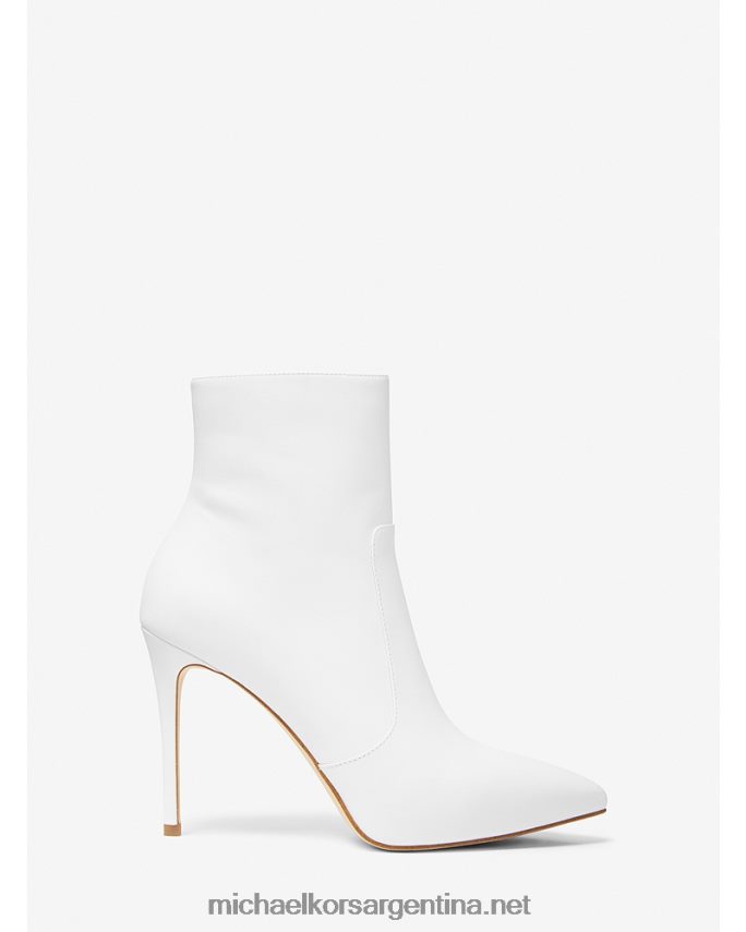 mujer Blanco óptico bota de cuero ruda Michael Kors T46HB02179