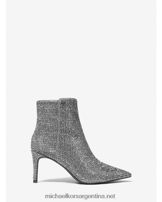 mujer antracita Botines Alina Flex de malla con purpurina y adornos Michael Kors T46HB02178