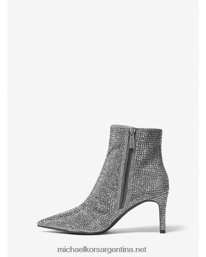 mujer antracita Botines Alina Flex de malla con purpurina y adornos Michael Kors T46HB02178