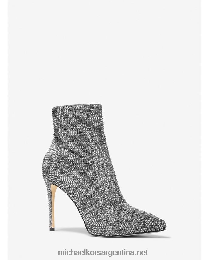 mujer antracita botas rue de malla con detalles de purpurina Michael Kors T46HB02156