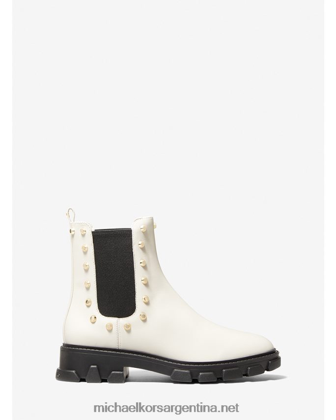 mujer es crema bota de cuero con tachuelas ridley astor Michael Kors T46HB02162