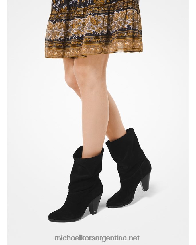 mujer negro botín de ante divia Michael Kors T46HB02214