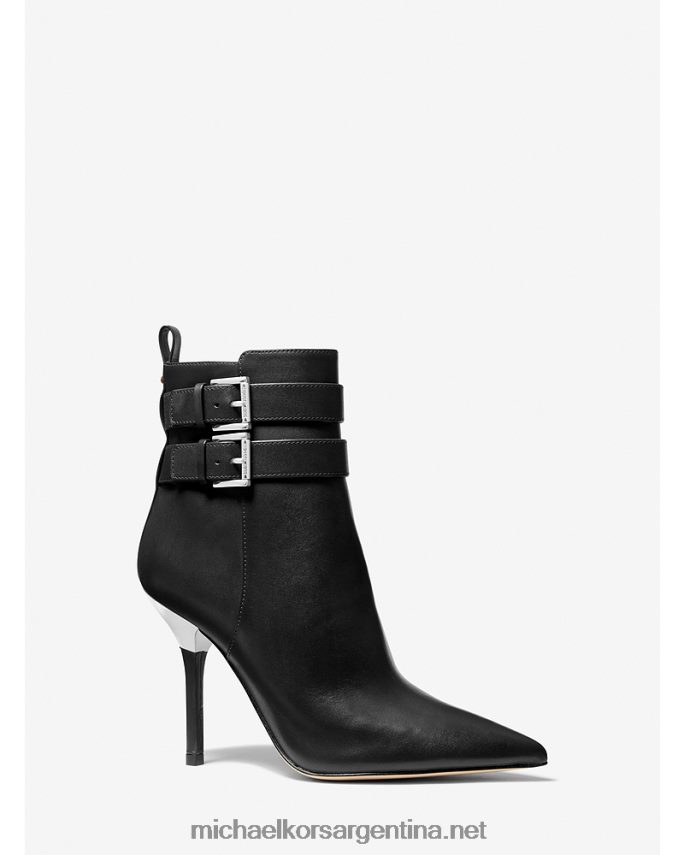 mujer negro botín de piel amal Michael Kors T46HB02108