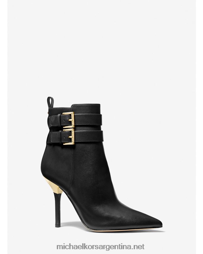 mujer negro botín de piel amal Michael Kors T46HB02158