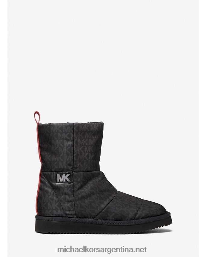 mujer negro bota con logo Stark Michael Kors T46HB02190