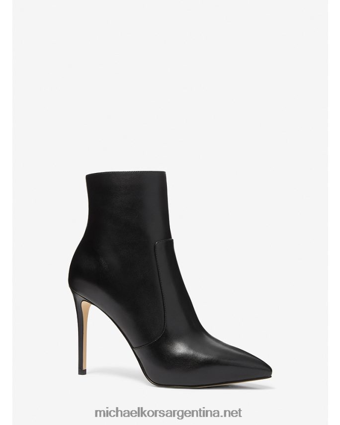 mujer negro bota de cuero ruda Michael Kors T46HB02180