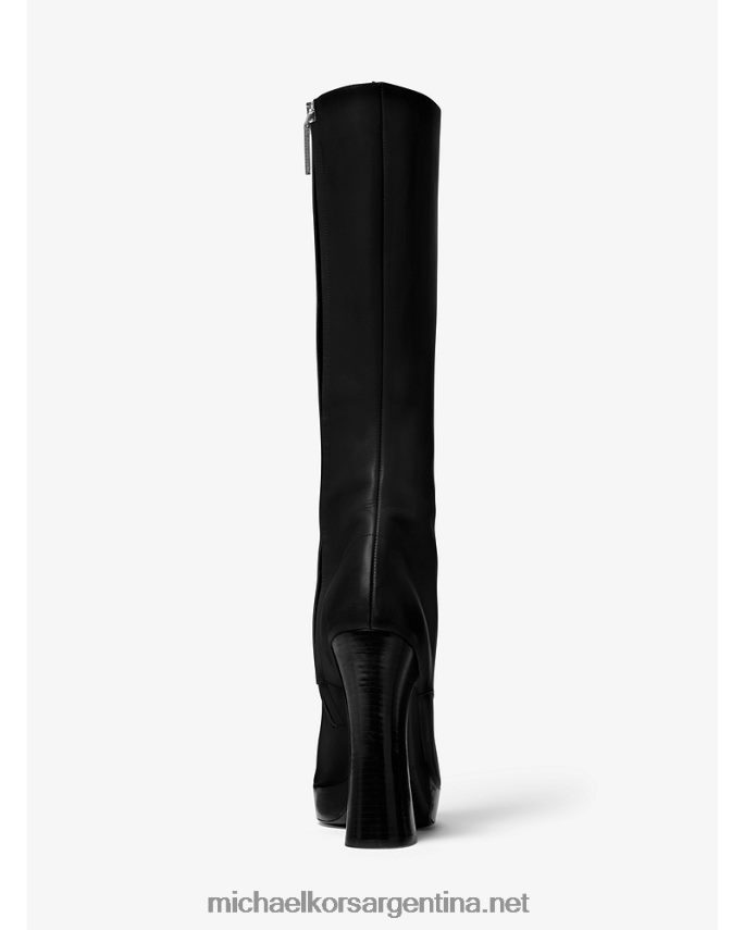 mujer negro colección deandra botas de plataforma de piel de becerro Michael Kors T46HB02220