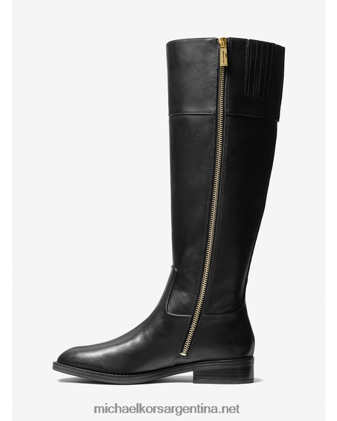 unisexo negro bota de cuero parker Michael Kors T46HB03949