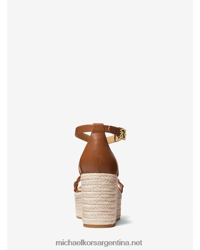 mujer equipaje sandalia con cuña de piel serena Michael Kors T46HB02329
