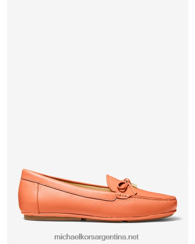 mujer albaricoque mocasines juliette de piel Michael Kors T46HB02228