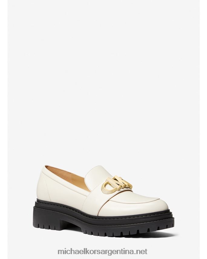 mujer es crema mocasines parker de piel Michael Kors T46HB02237