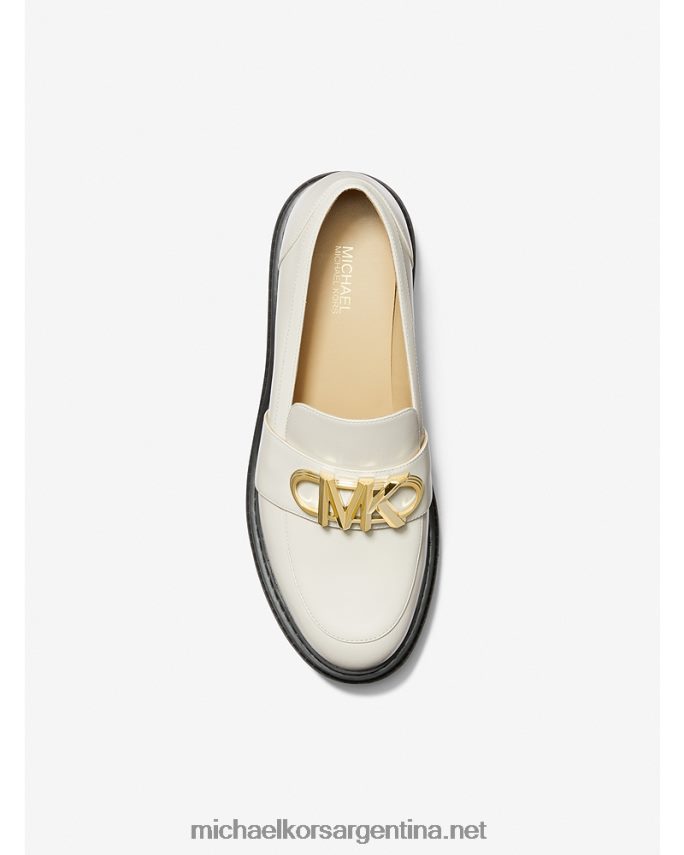 mujer es crema mocasines parker de piel Michael Kors T46HB02237