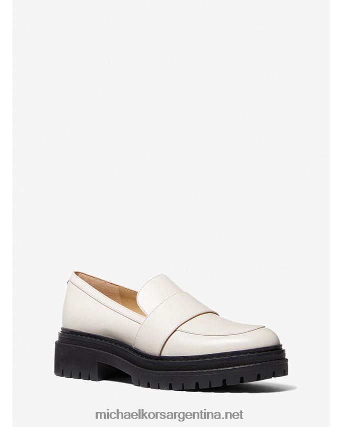 mujer es crema mocasines parker de piel Michael Kors T46HB02243