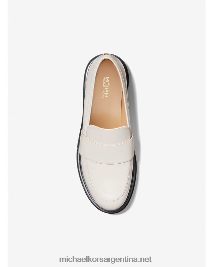 mujer es crema mocasines parker de piel Michael Kors T46HB02243