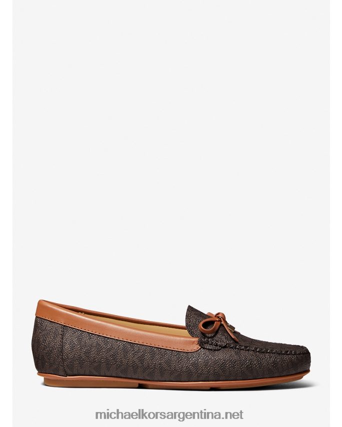 mujer marrón mocasines juliette con logo Michael Kors T46HB02230