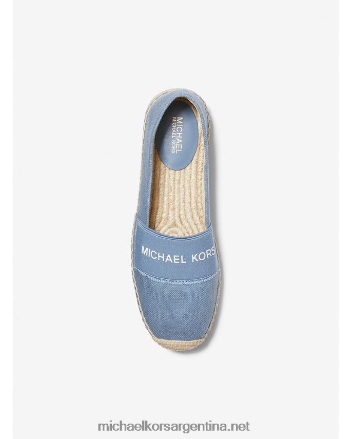 mujer mezclilla alpargatas sin cordones de lona con logo Vicky Michael Kors T46HB02260