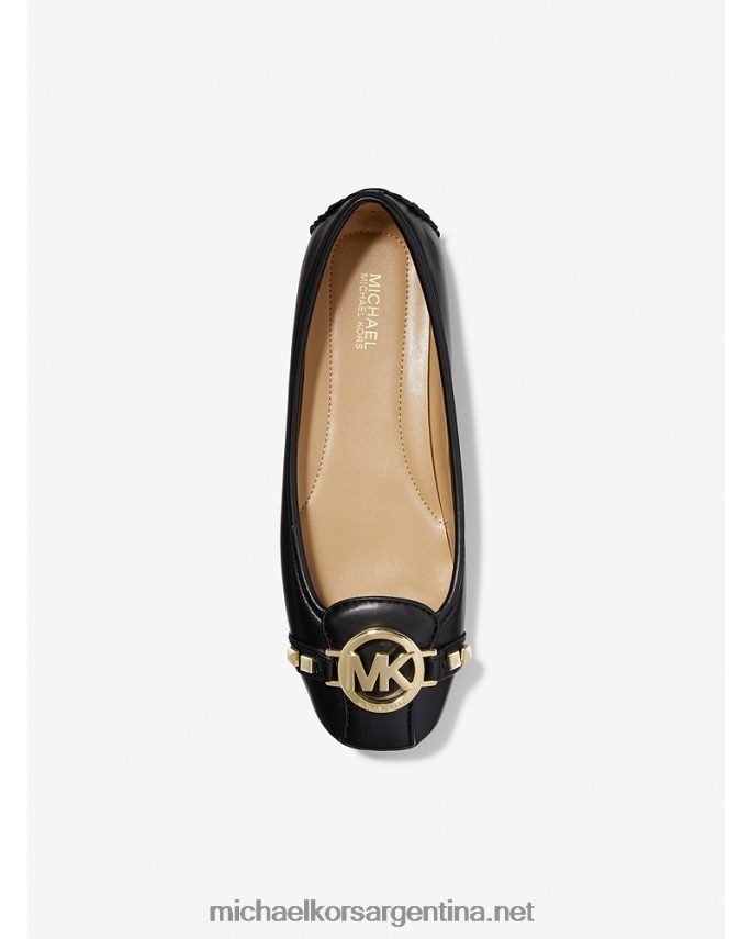 mujer negro mocasín de piel sintética fulton Michael Kors T46HB02266