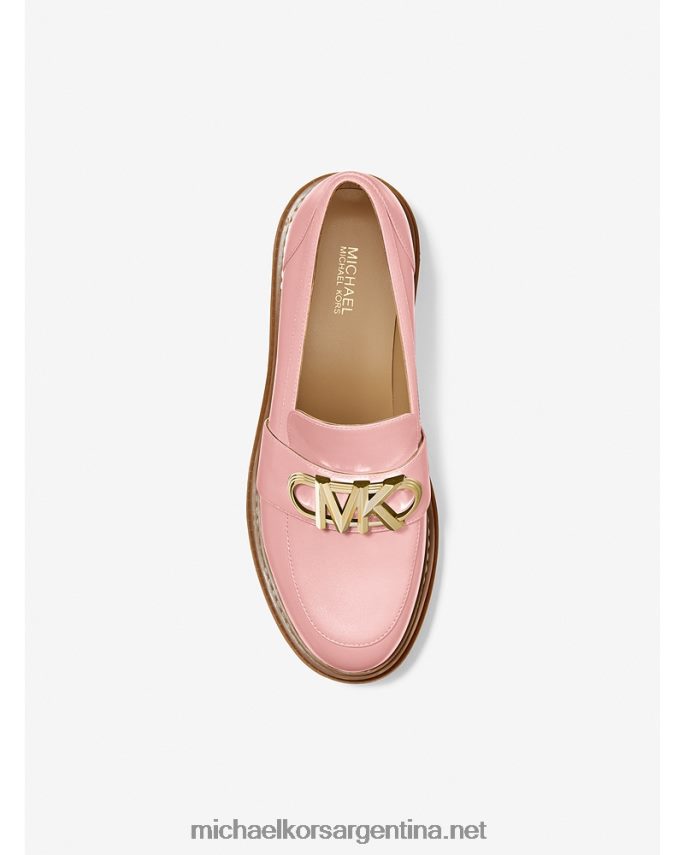 mujer rosa mocasines parker de piel Michael Kors T46HB02235