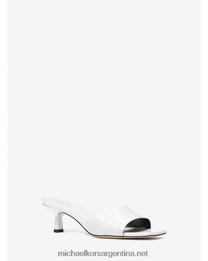 mujer Blanco óptico sandalia gatito charol amal Michael Kors T46HB01965