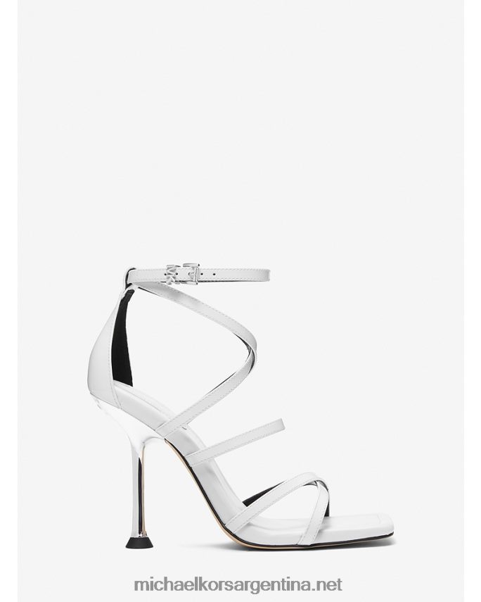 mujer Blanco óptico sandalia imani de charol Michael Kors T46HB01858