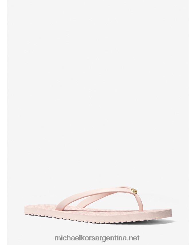 mujer Rosa suave chanclas con logo jinx Michael Kors T46HB01870