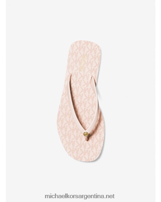 mujer Rosa suave chanclas con logo jinx Michael Kors T46HB01870