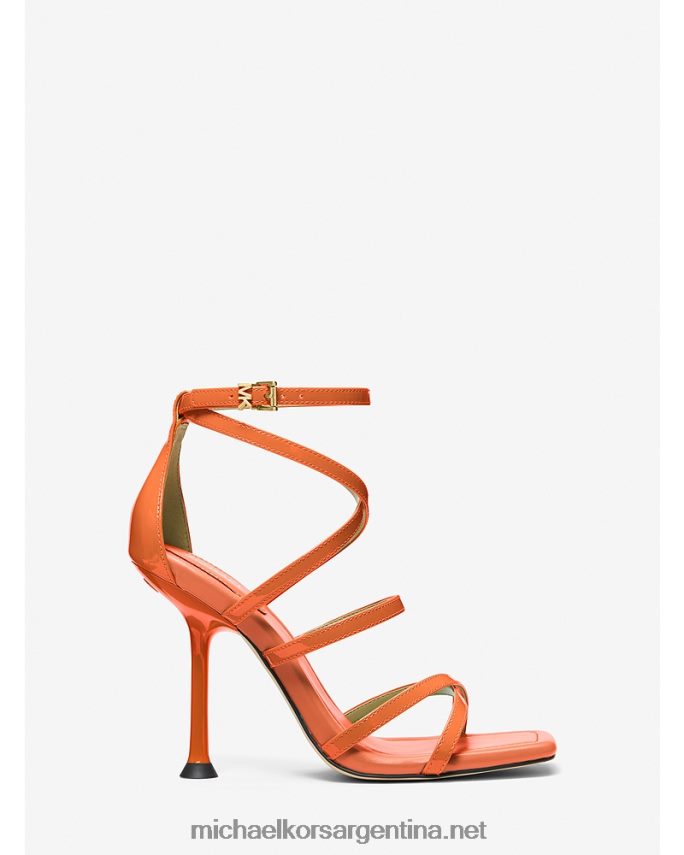 mujer albaricoque sandalia imani de charol Michael Kors T46HB01861
