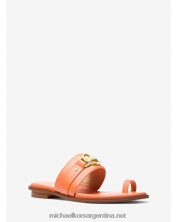 mujer albaricoque sandalia rory de piel Michael Kors T46HB01836