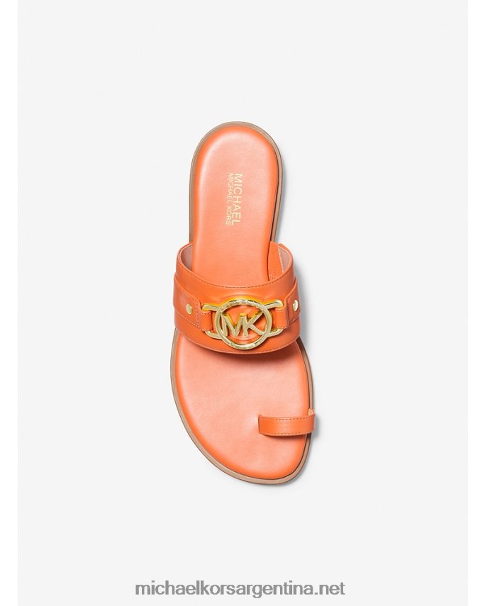 mujer albaricoque sandalia rory de piel Michael Kors T46HB01836
