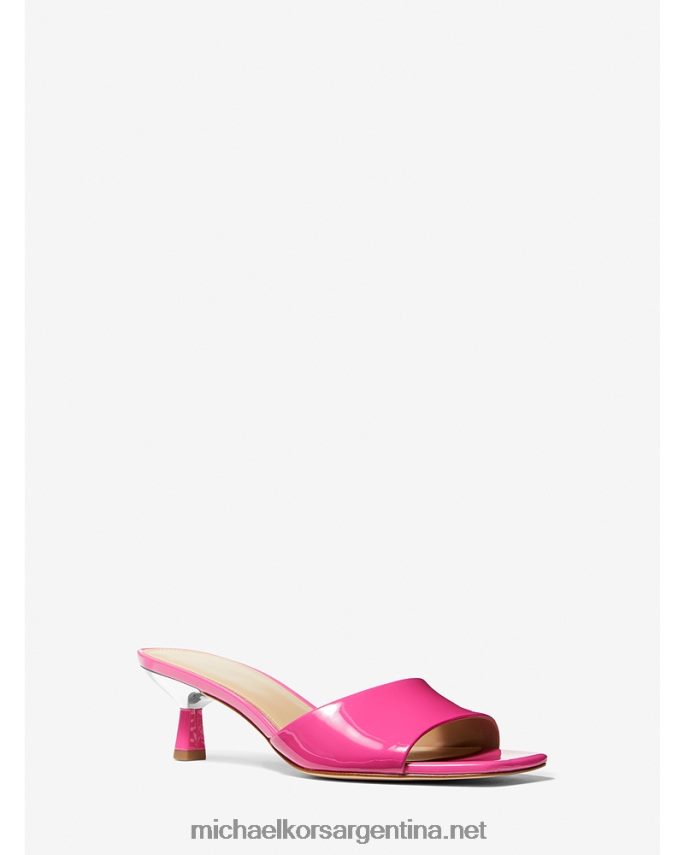 mujer cereza sandalia gatito charol amal Michael Kors T46HB02019