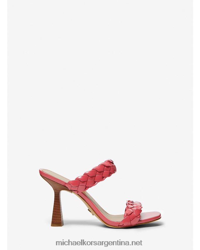 mujer dalia Sandalia efecto piel trenzada clara Michael Kors T46HB02052