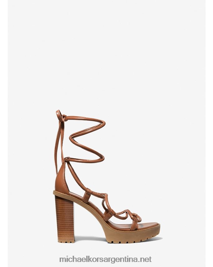 mujer equipaje sandalia con plataforma de piel vero Michael Kors T46HB02046