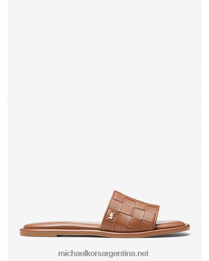 mujer equipaje sandalias Hayworth de piel entretejida Michael Kors T46HB01832