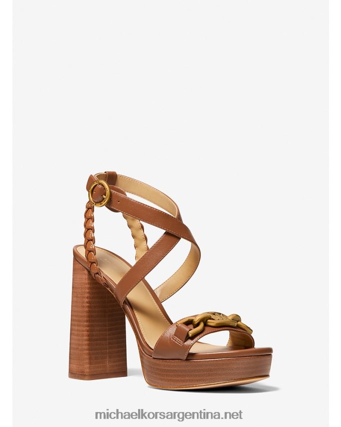 mujer equipaje sandalias Kailey de piel con plataforma y adornos Michael Kors T46HB02050