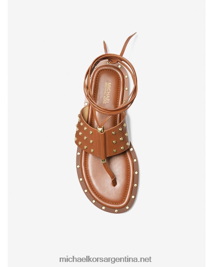 mujer equipaje sandalias jagger de piel con tachuelas Michael Kors T46HB01827