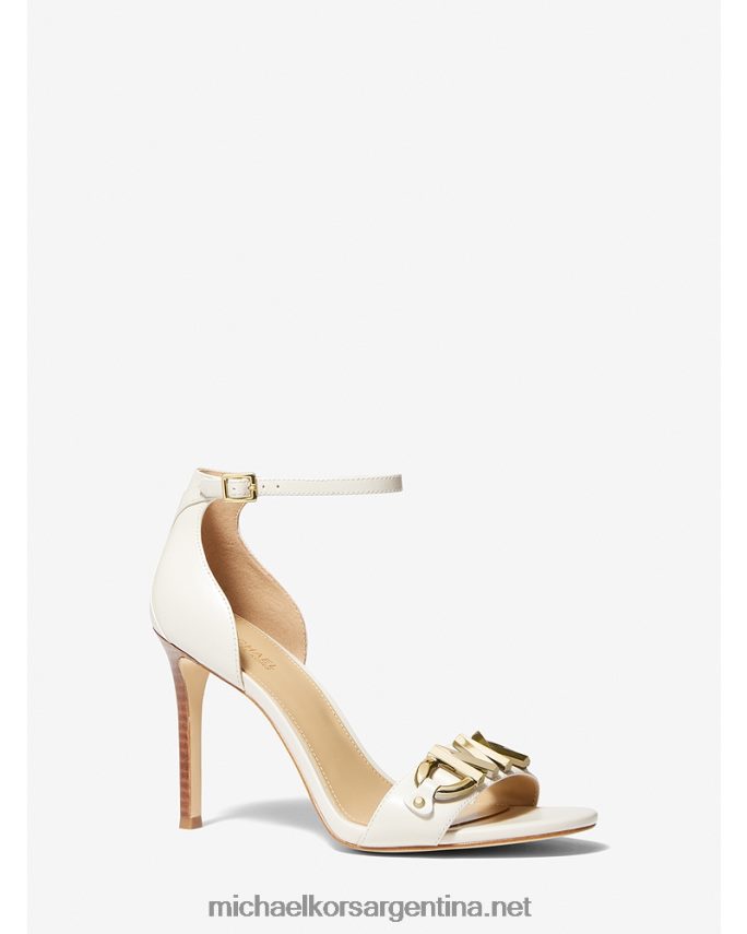 mujer es crema sandalias izzy de piel con detalles Michael Kors T46HB02066