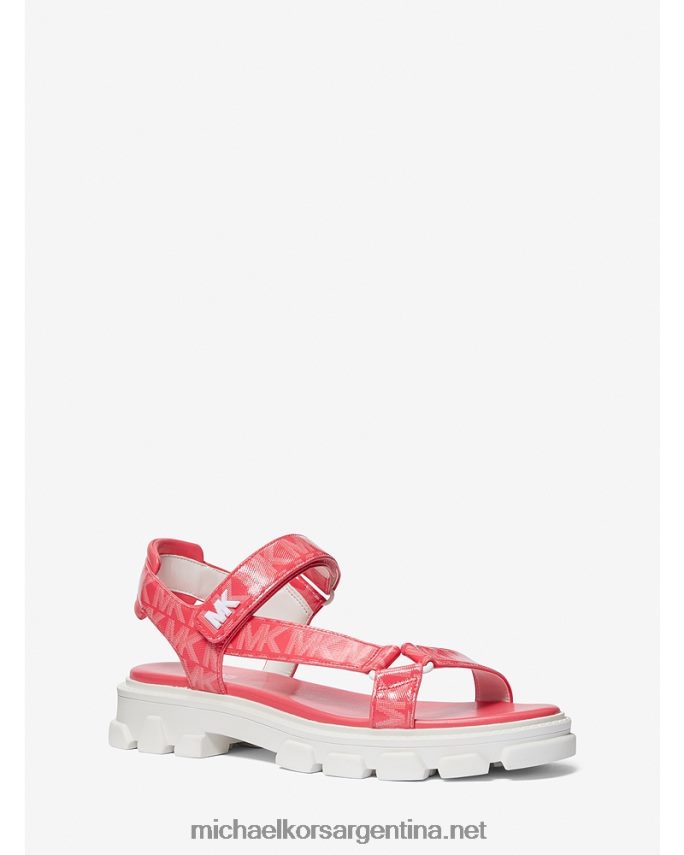 mujer geranio sandalias Ridley con logo Michael Kors T46HB01984