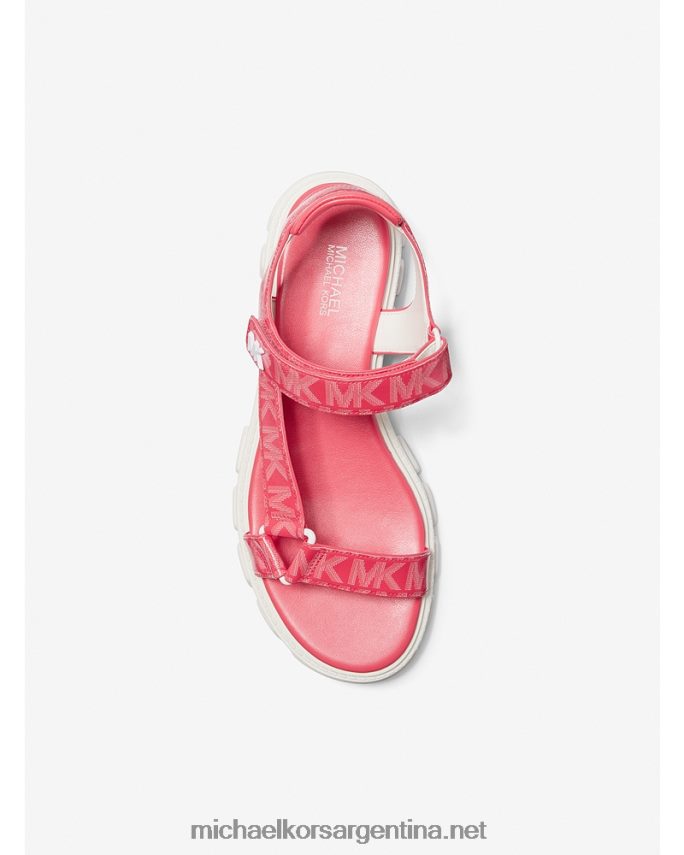 mujer geranio sandalias Ridley con logo Michael Kors T46HB01984