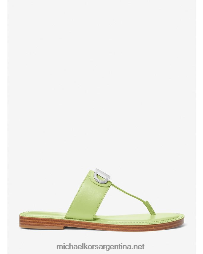 mujer limonada brt sandalias parker de piel con tira en t Michael Kors T46HB01896