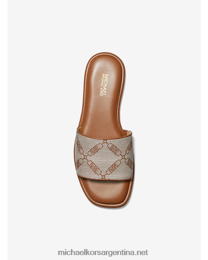 mujer natural/equipaje sandalias de jacquard con logo imperio hayworth Michael Kors T46HB01990