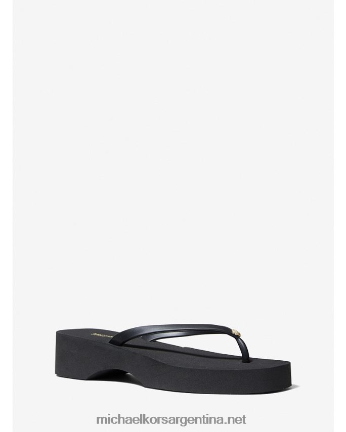 mujer negro chanclas de pvc lilo Michael Kors T46HB01867