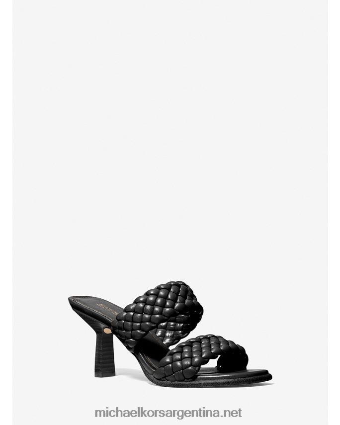 mujer negro mule trenzado amelia Michael Kors T46HB02083