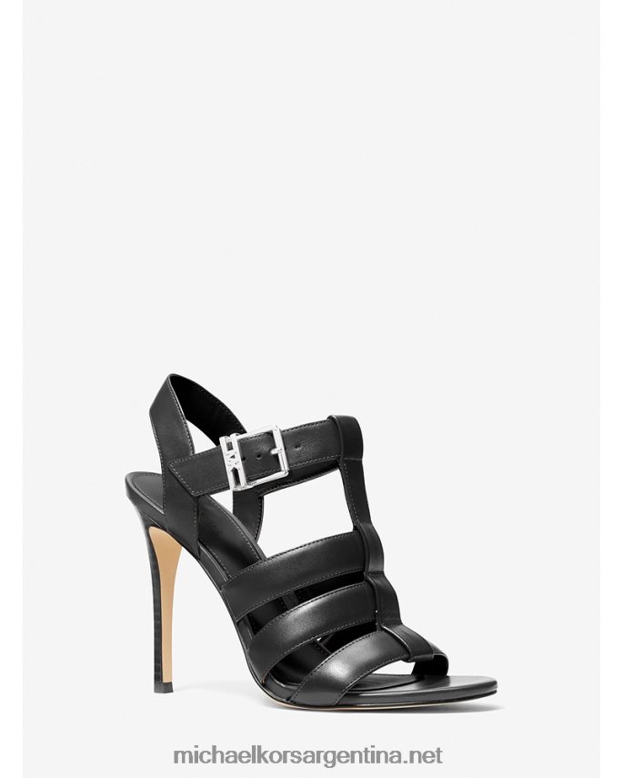 mujer negro sandalia jagger de piel Michael Kors T46HB01928