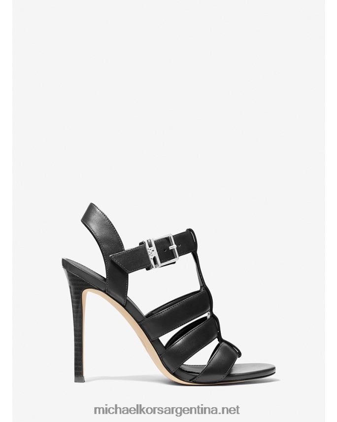 mujer negro sandalia jagger de piel Michael Kors T46HB01928